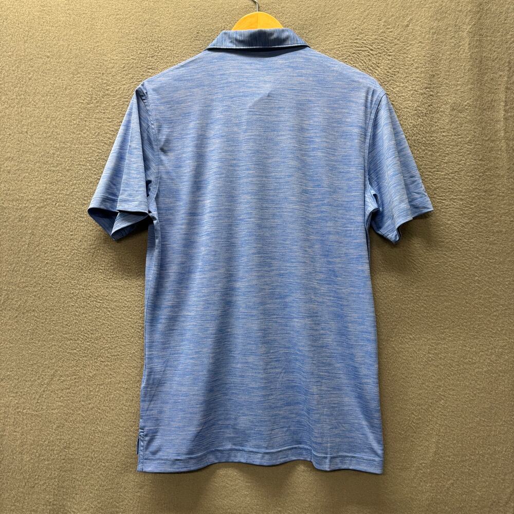 Peter Millar Polo Shirt Mens Small Blue Featherweight UPF 50+ LIBERTY NATIONAL - Picture 3 of 7